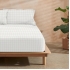 Juego de sábanas con almohada y bajera estampadas a juego 100% algodón modelo rock star para cama de 105 175x270