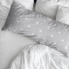 Funda de almohada 100% algodón modelo atakama gris de 90 centímetros