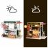 Puzzle 3d casa miniatura ice cream station