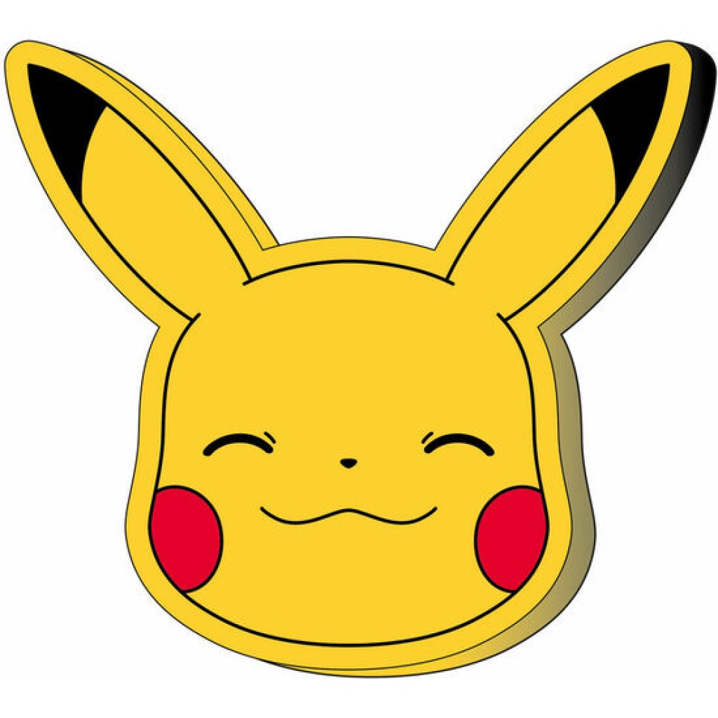 Cojin 3d pikachu pokemon 35 centímetros