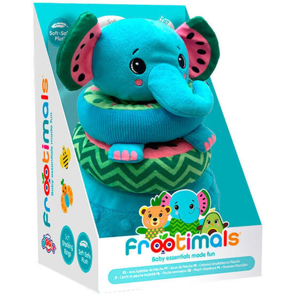 Peluche apilable melany melephant frootimals