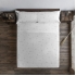 Juego de sábanas con almohada y bajera estampadas 100% algodón modelo hpotter stars grey para cama de 180.