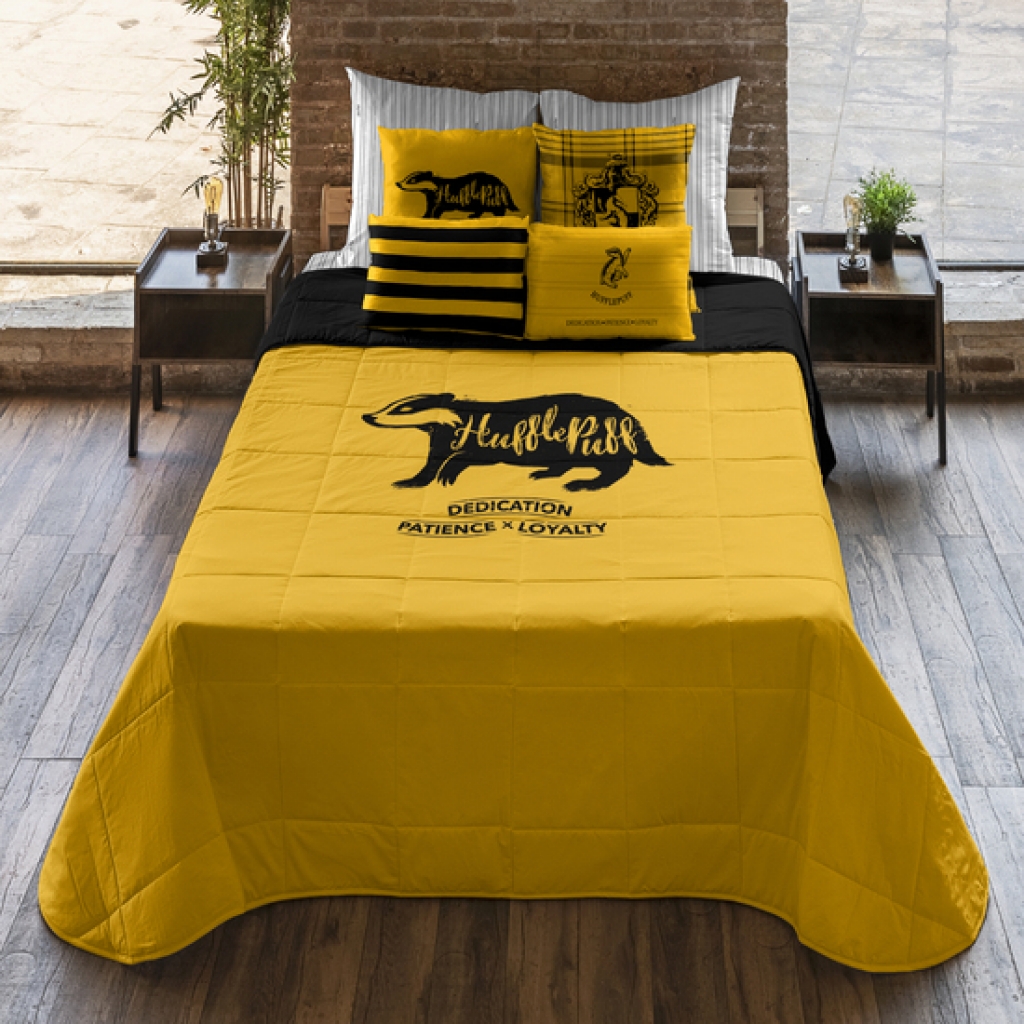 Edredón 250 gr modelo hufflepuff values para cama de 90 (190x270 centímetros.)