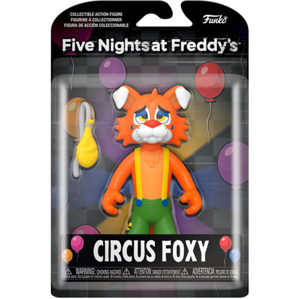 Figura action five noches at freddys circus foxy 12,5 centímetros
