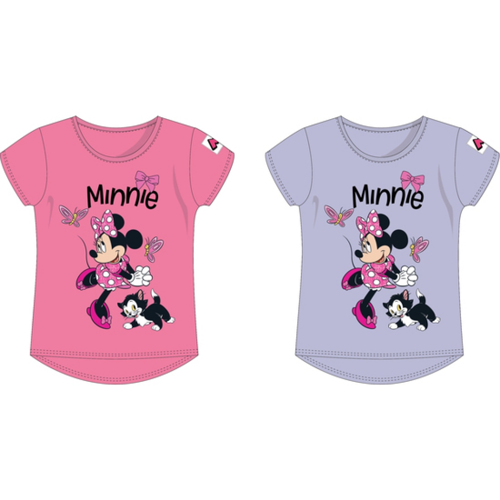 Camisetas surt. 2 diseños 3-8 años minnie mouse 