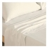 Juego de sábanas satén 300 hilos modelo white para cama de 90.