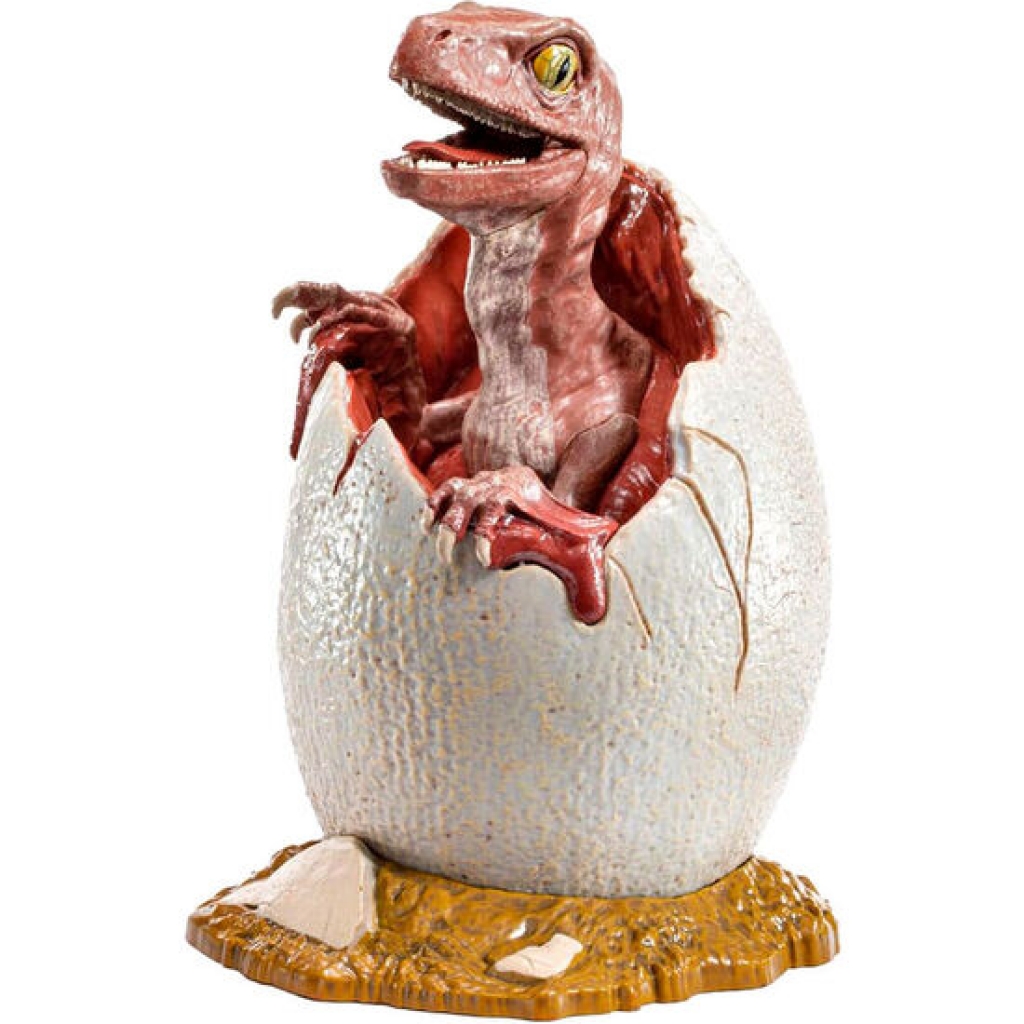 Estatua raptor egg jurassic park 12 centímetros
