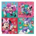 Maletin con 4 puzzles minnie mouse 