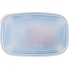 Fiambrera transparente 15 centímetros rectangular c/tapa freshbox