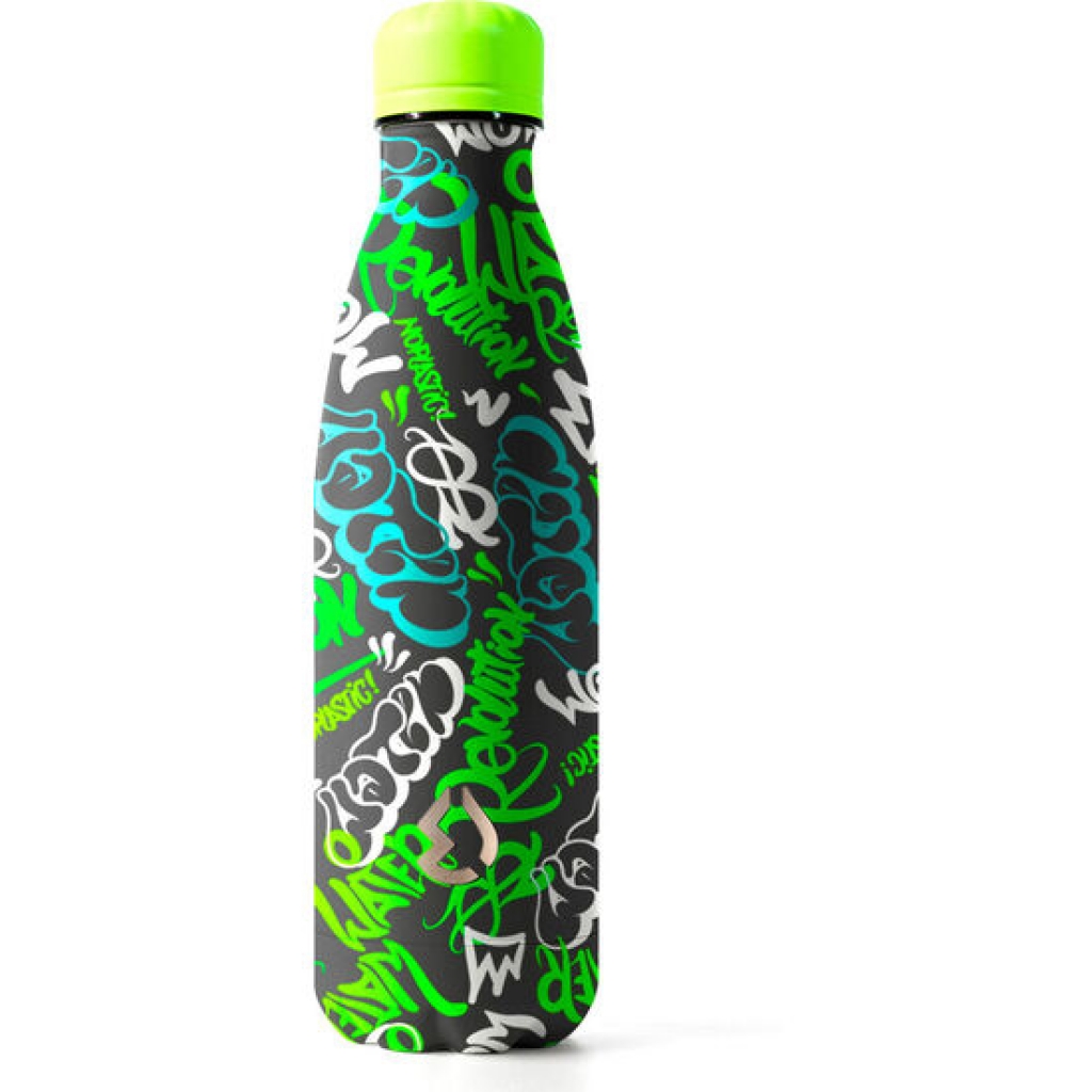 Botella grafitti water revolution 500 mililitros