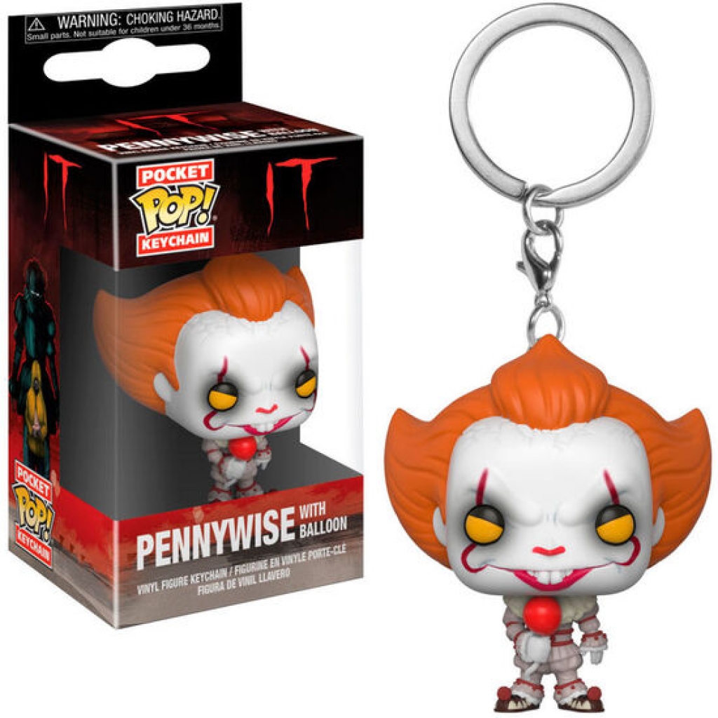 Llavero pocket pop it pennywise with balloon series 2