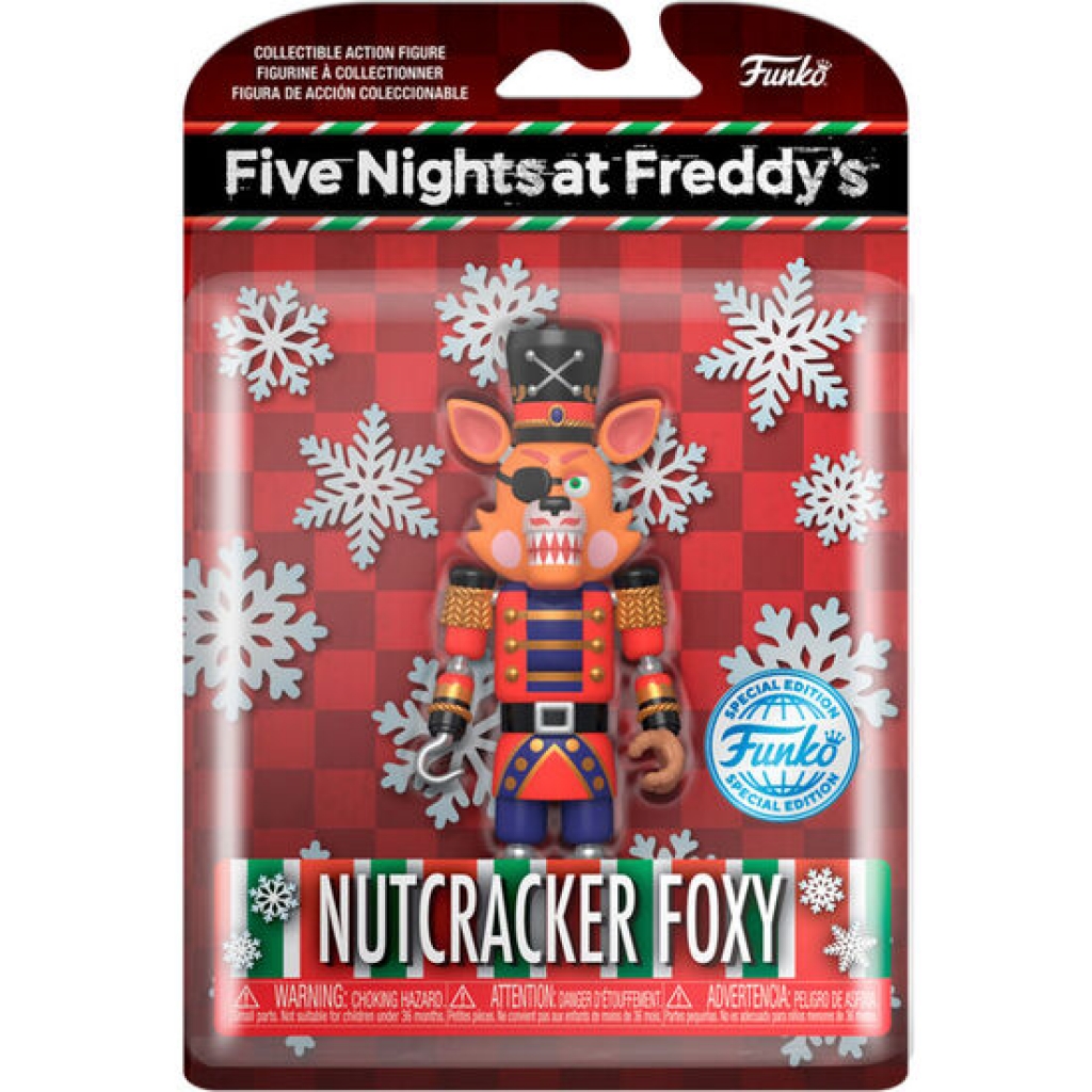Figura action five noches at freddys holiday nutcracker foxy exclusive