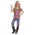 Camiseta hippie girl 8-10 años