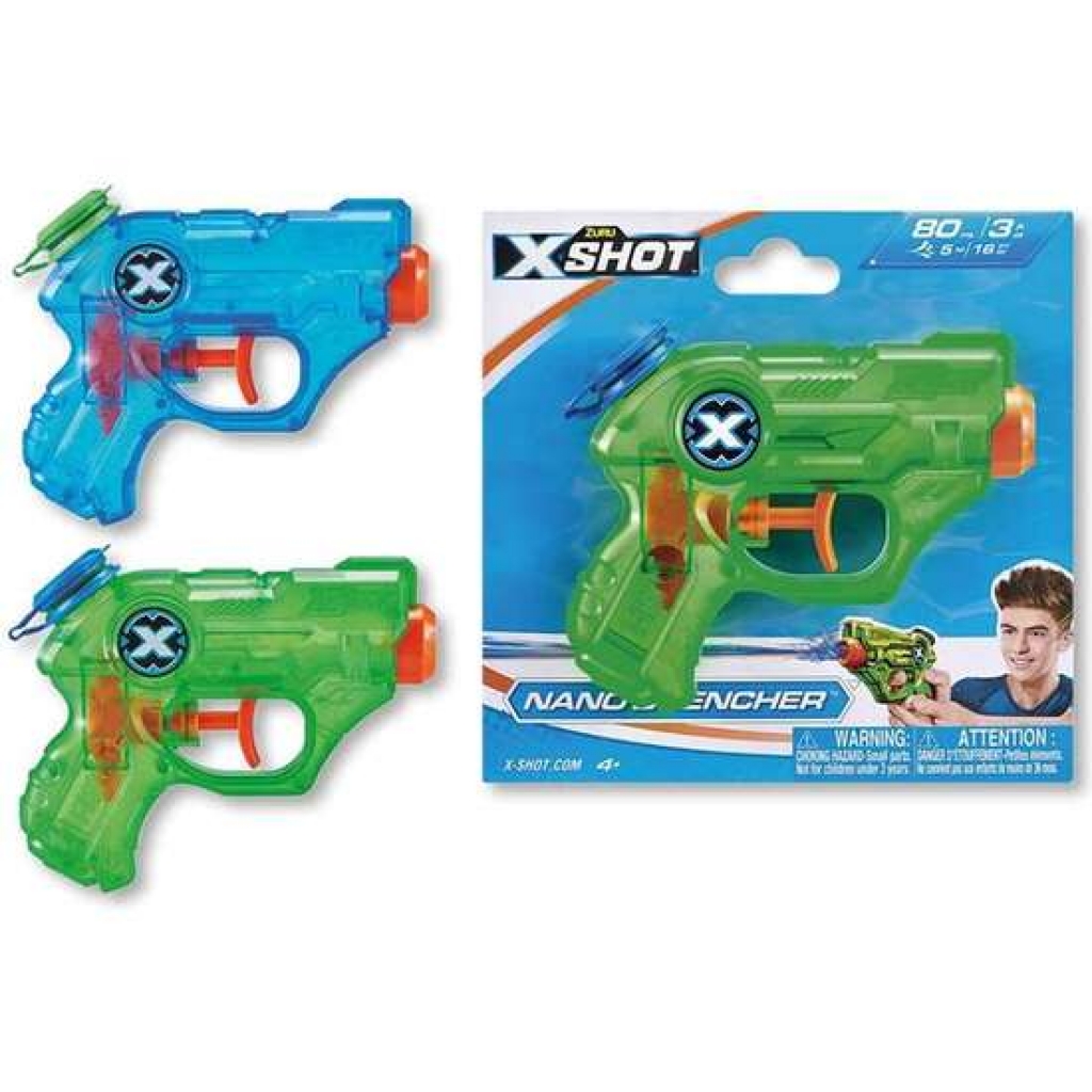 Pistola de agua x-shot warfare pequeña 12 centímetros - modelos surtidos