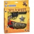 Pistola 8 tiros wild west con cartuchera y estrella 21x27x3 centímetros