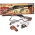 Rifle winschester con pistola y accesorios 8 tiros 77x23x5 centímetros
