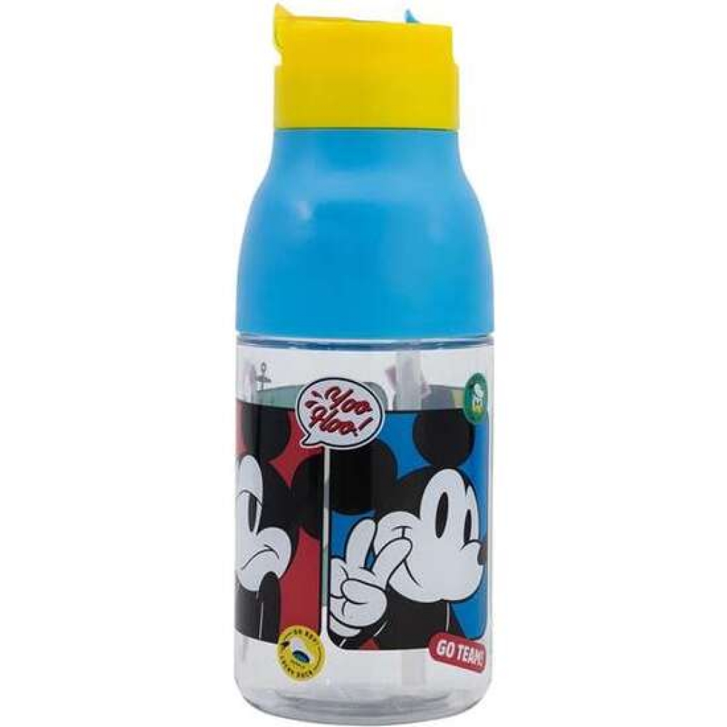 Botella ecozen premium desmontable y con boca ancha mickey fun-tastic 420 mililitros