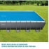 Cobertor solar para piscina frame rectangular 975x488 centímetros - modelos surtidos