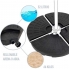 Soporte parasol 4 piezas de plástico 52/66 kg 48x48x7.5 centímetros