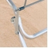 Tumbona de playa reclinable aluminio con cojín aktive 153x47x33/75 centímetros