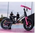 Bicicleta sin pedales new bike player con luces rosa10