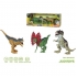 Figuras dinosaurios con luces y sonidos 3 unidades 44x17x14 centímetros