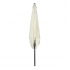 Parasol 300x300 centímetros con chimenea y mástil de aluminio 4,8 centímetros color crema