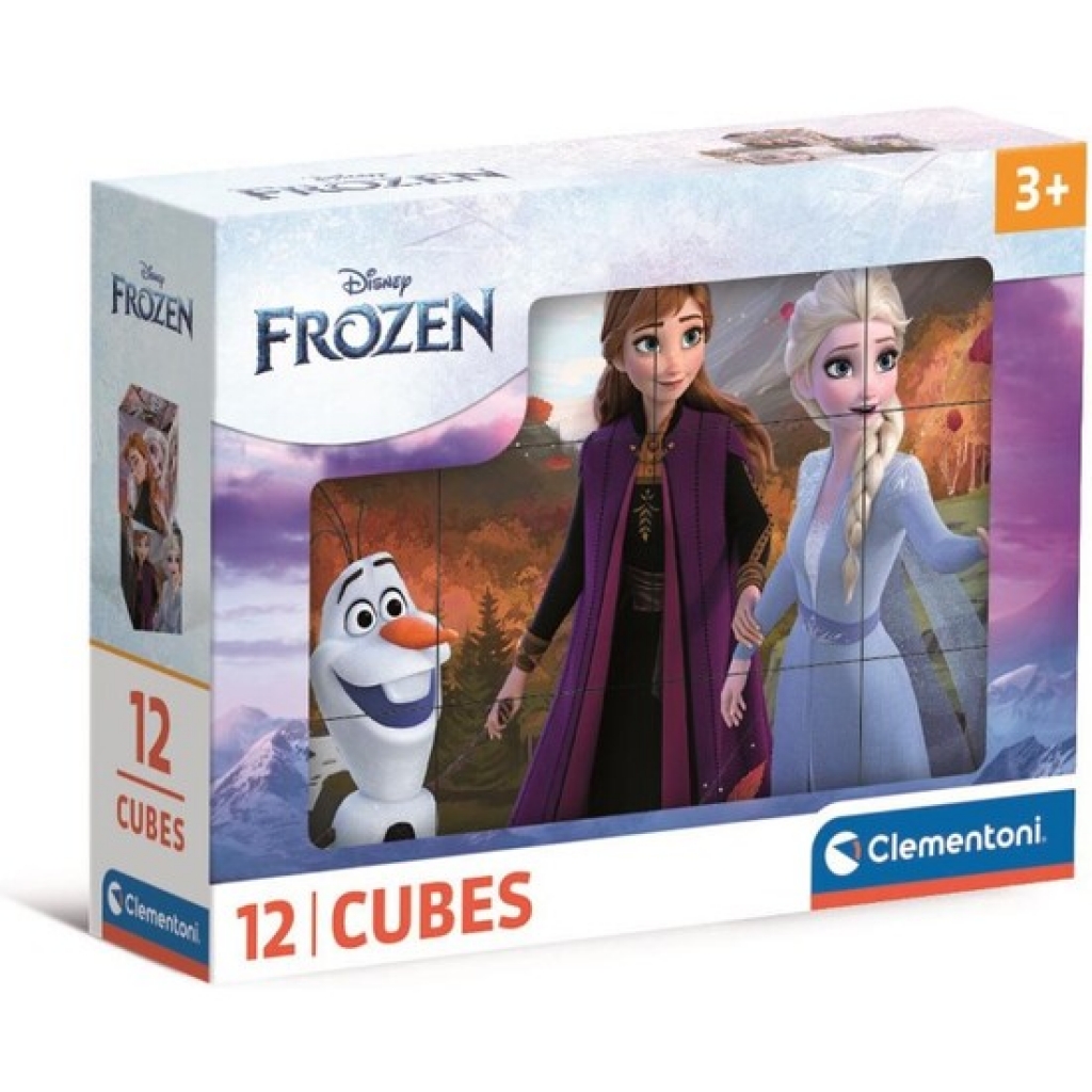 Rompecabezas 12 cubos frozen