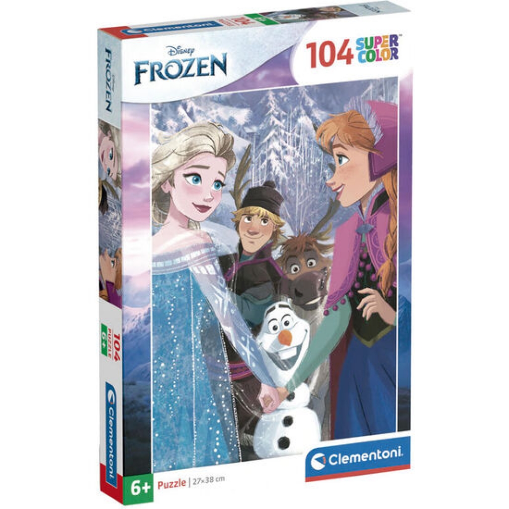 Puzzle frozen disney 104pzs