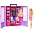 Muñeca fashionista + armario portatil barbie