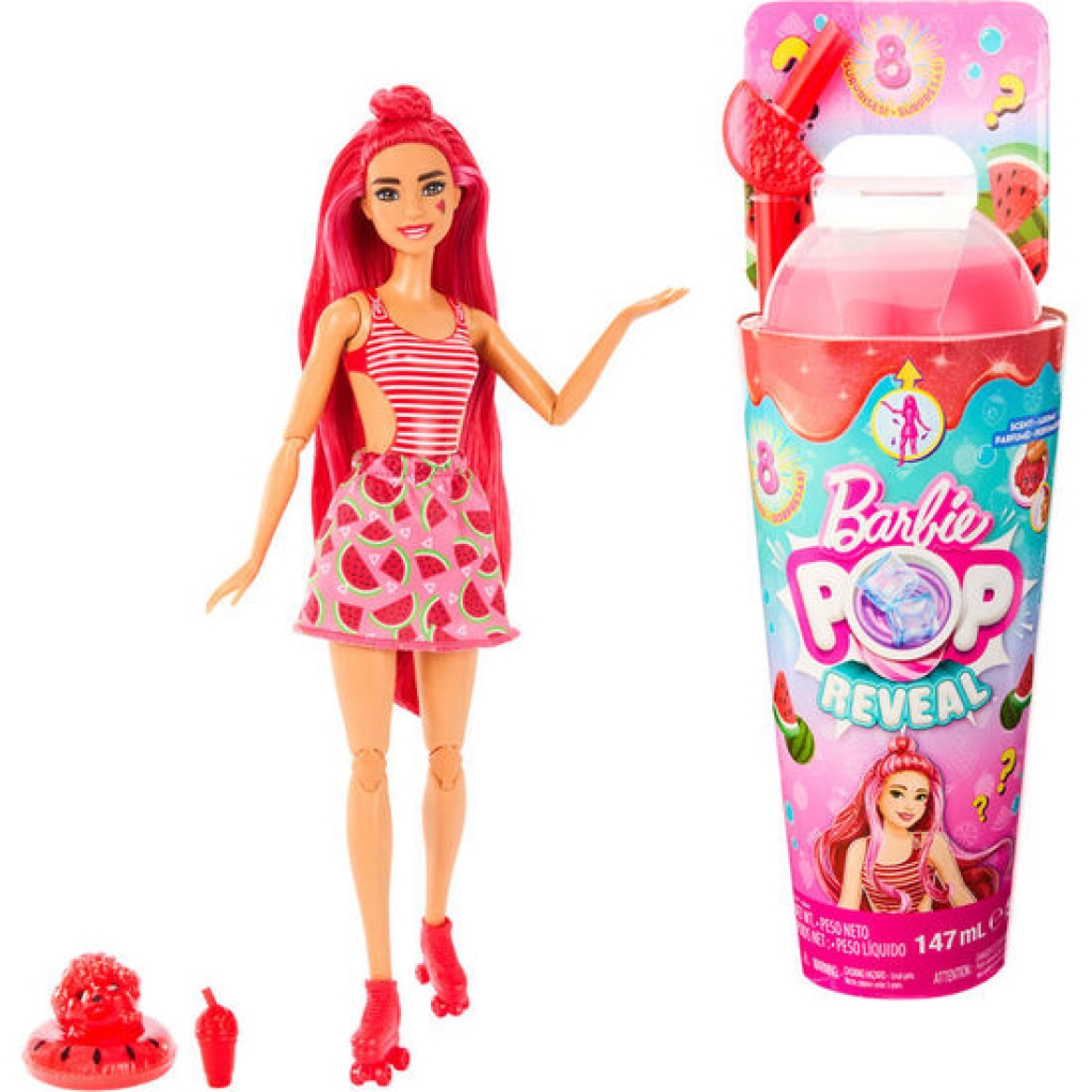 Muñeca pop! reveal serie frutas sandia barbie