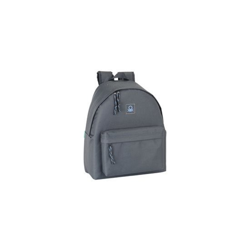 Benetton - mochila, 32x40 centímetros, color gris